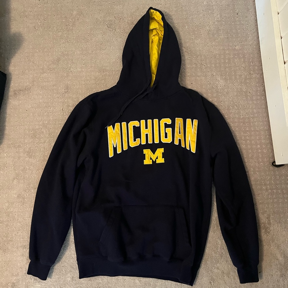 University of Michigan hoodie, size medium